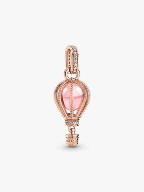 Pandora Sparkling Pink Hot Air Balloon Dangle Charm